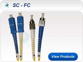 OS1 (9/125) YELLOW SC-FC Duplex Patchcord on 2.8mm Cable